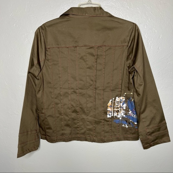 Parsley & Sage Art To Work Front Button Jacket - Picture 2 of 11